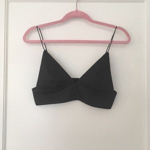 Ash/Black bralette